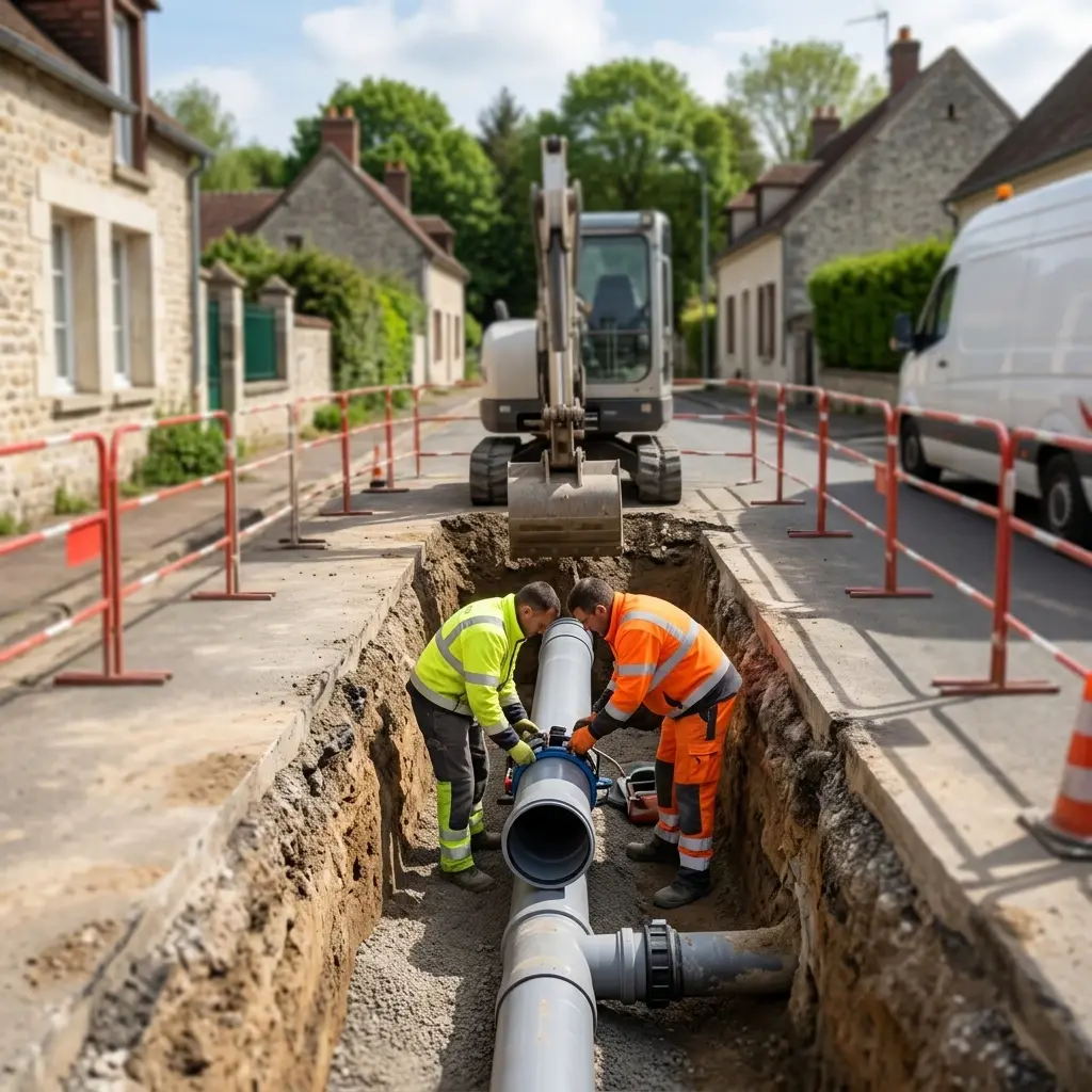 Expertise en raccordement à Neauphle-le-Vieux
