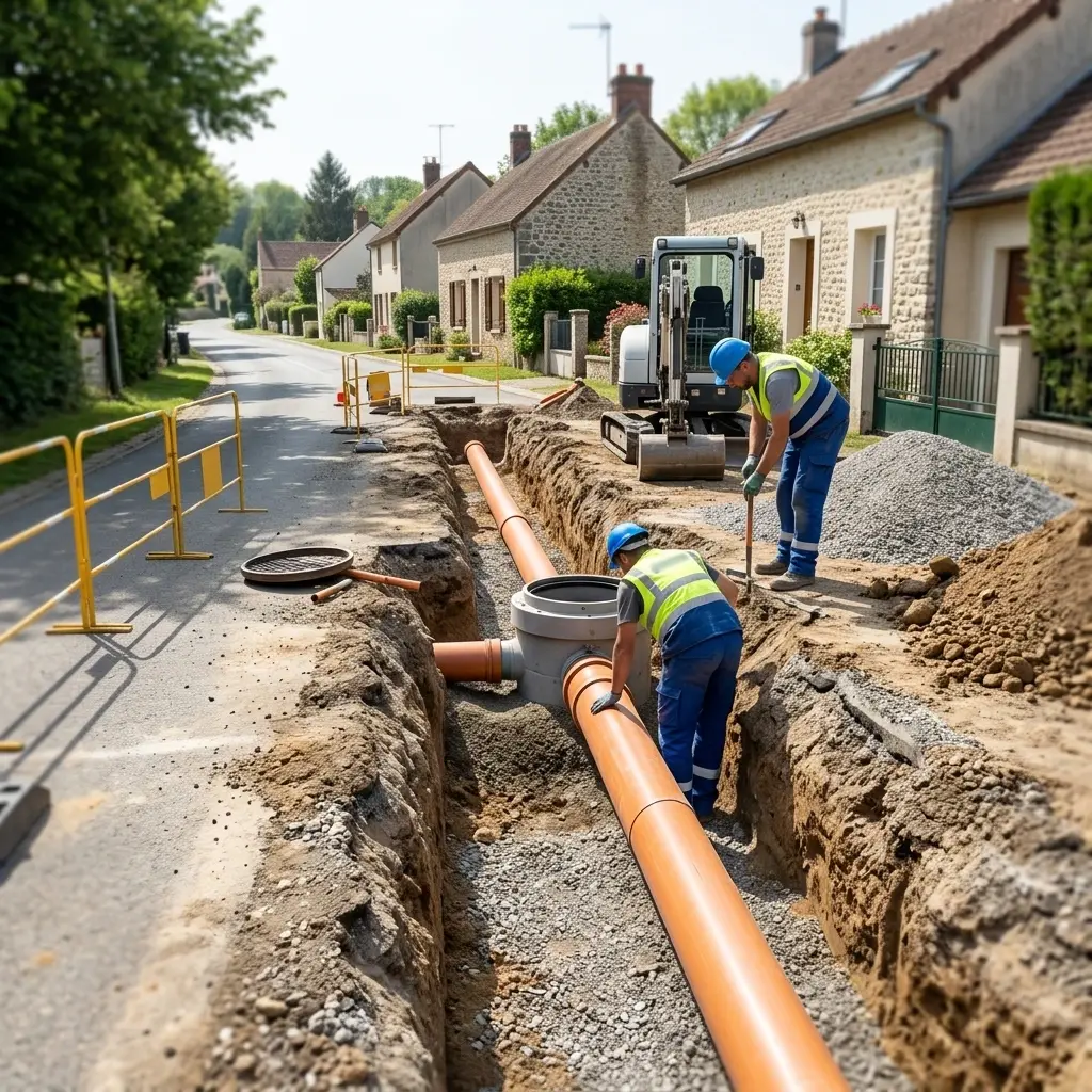 Raccordement au tout à l'égout Neauphle-le-Vieux (78640)