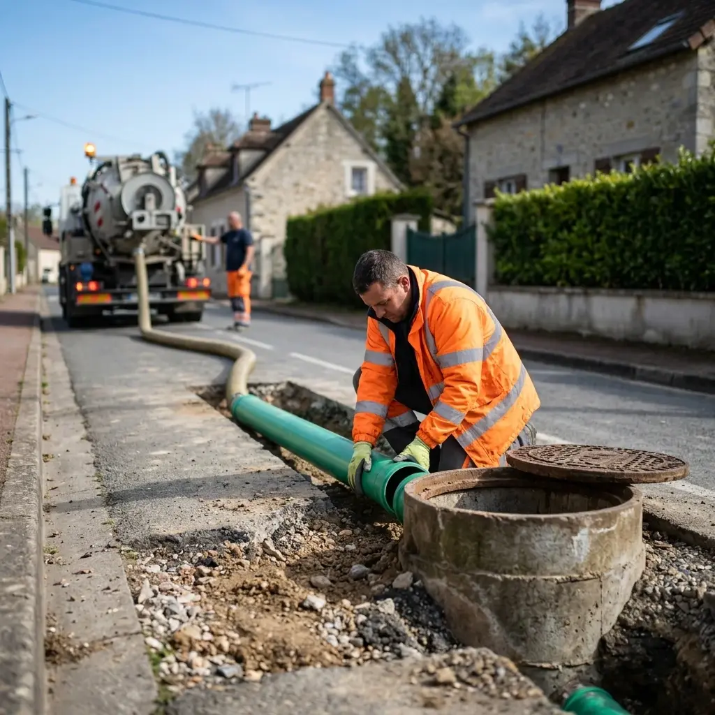 Raccordement au tout à l'égout Villiers-Saint-Frédéric (78640)