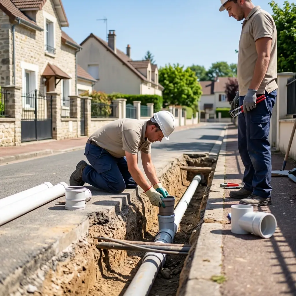 Raccordement au tout à l'égout Ablis (78660)