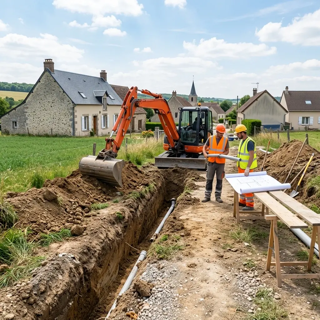Raccordement au tout à l'égout Boinville-le-Gaillard (78660)