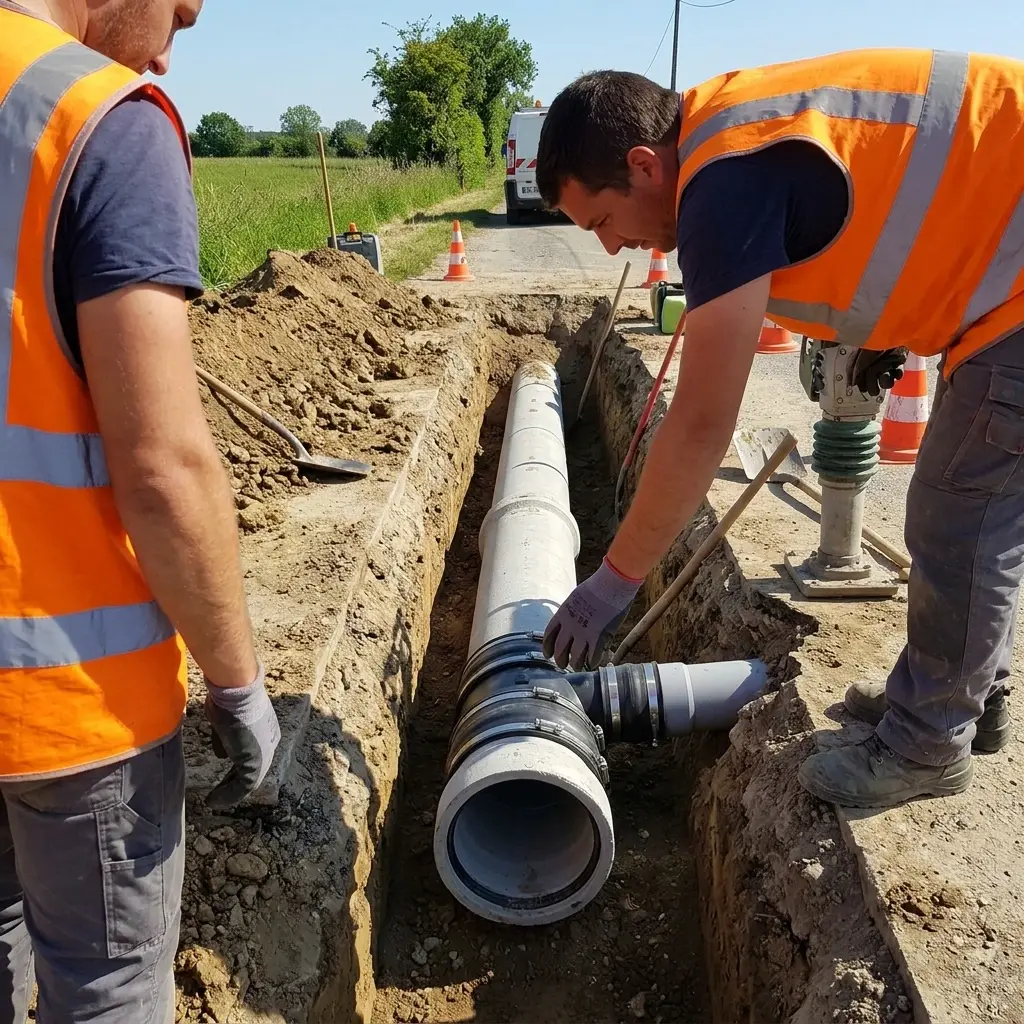 Raccordement au tout à l'égout Paray-Douaville (78660)