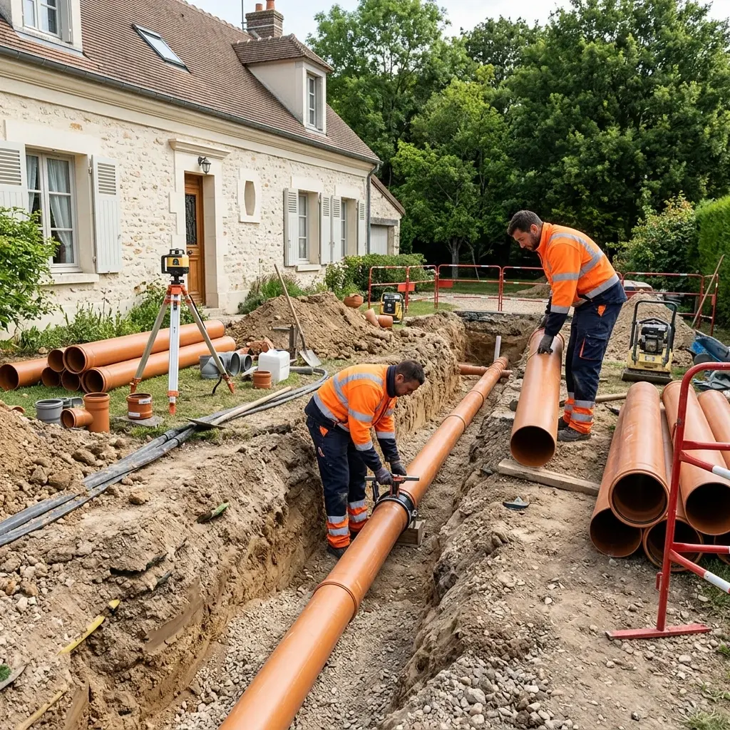 Comment se déroule le raccordement à Villennes-sur-Seine ?