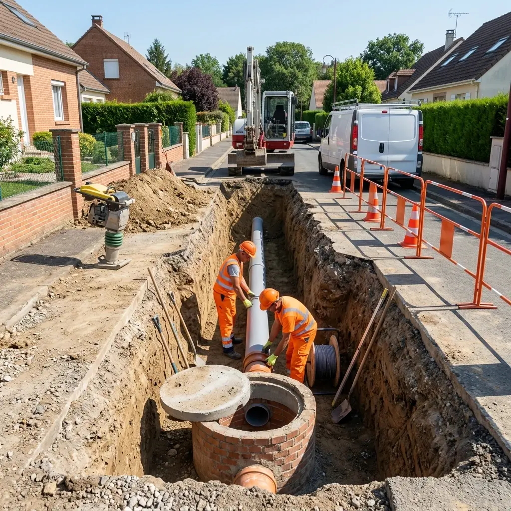 Comment se déroule le raccordement à Épône ?