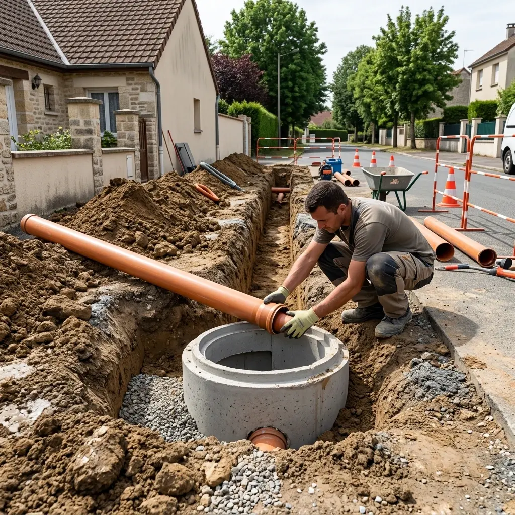 Raccordement au tout à l'égout Épône (78680)