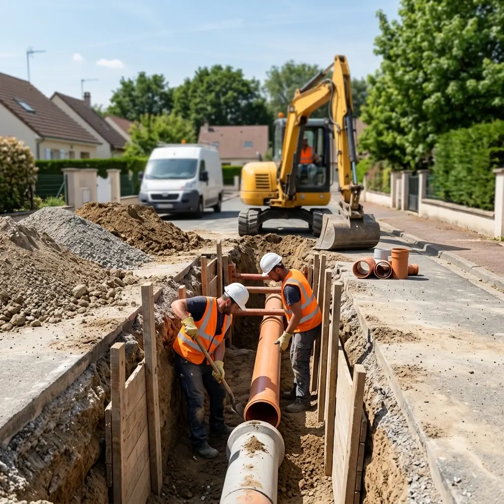 Raccordement au tout à l'égout Les Essarts-le-Roi (78690)