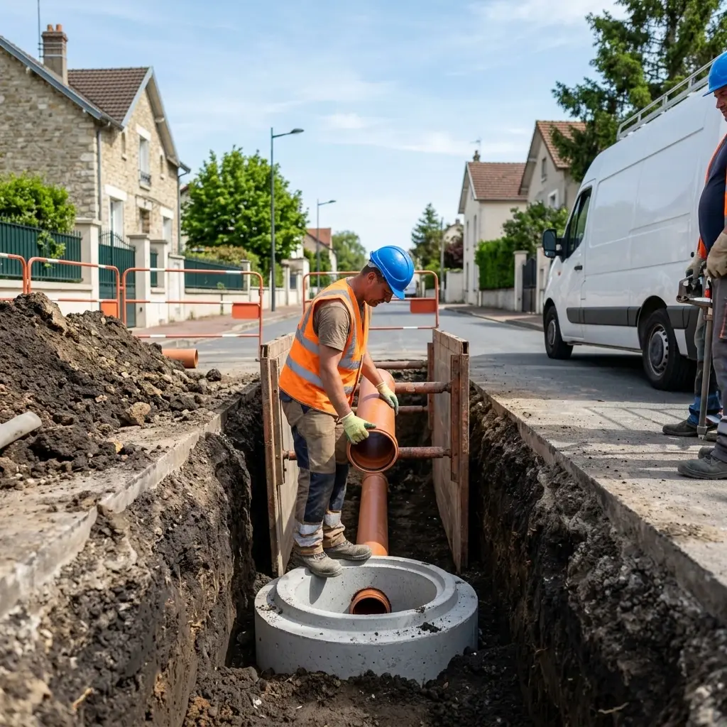 Raccordement au tout à l'égout Conflans-Sainte-Honorine (78700)