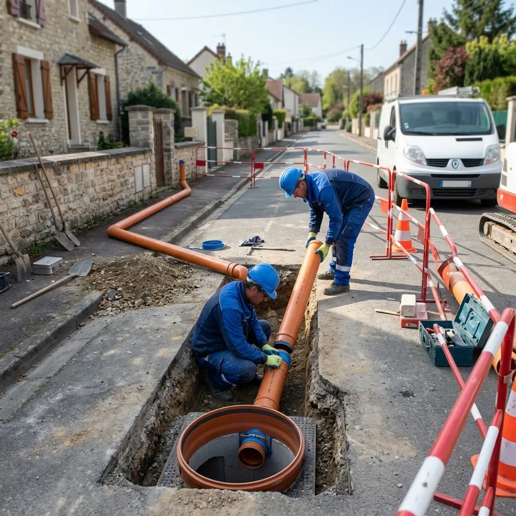 Comment se déroule le raccordement à Mantes-la-Ville ?