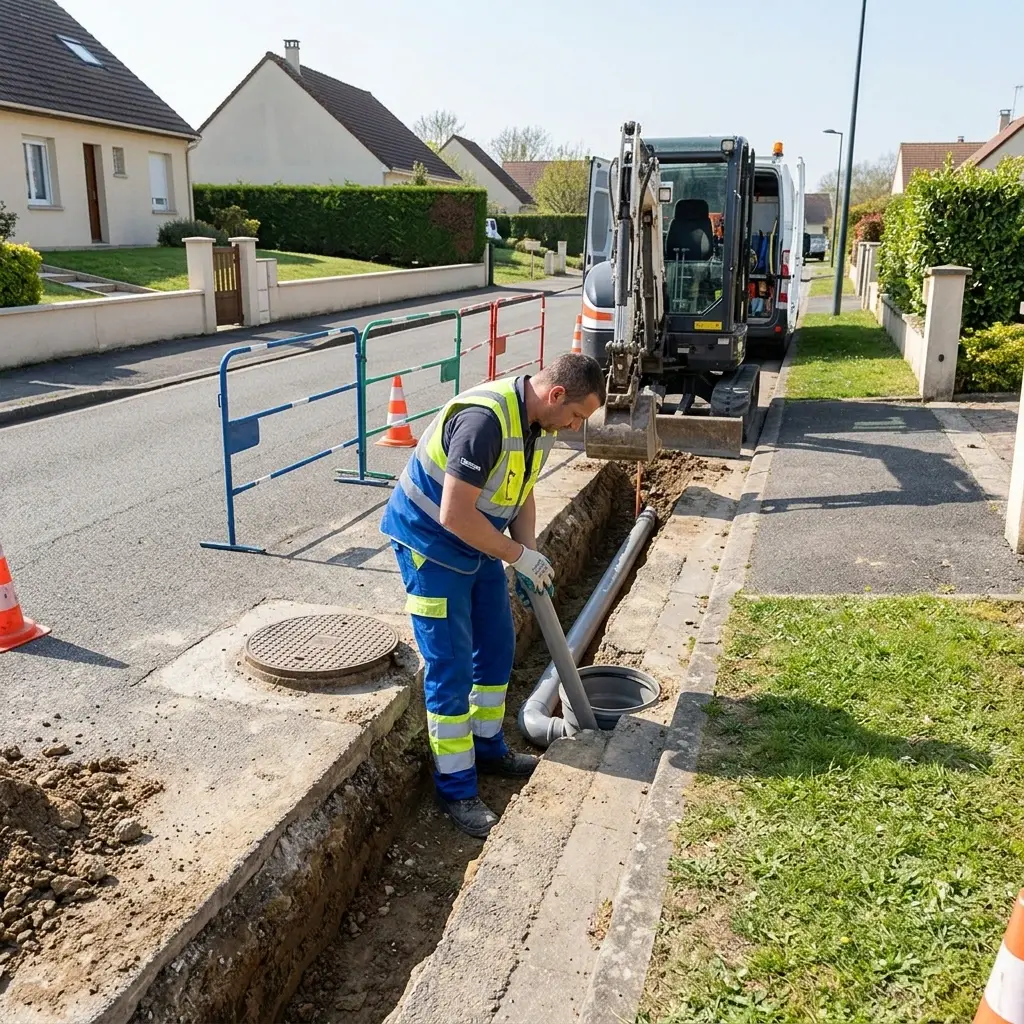 Raccordement au tout à l'égout Celle-les-Bordes (78720)