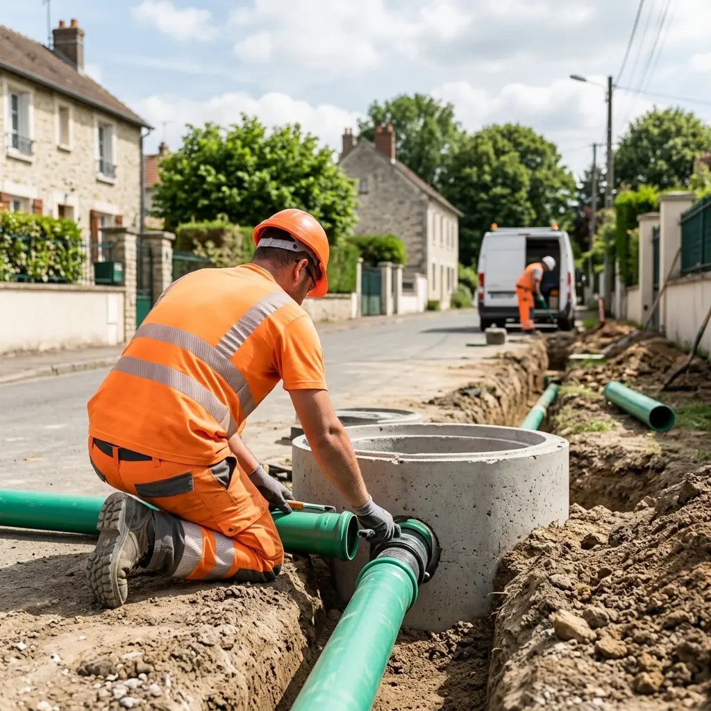 Votre raccordement au tout à l'égout à Senlisse