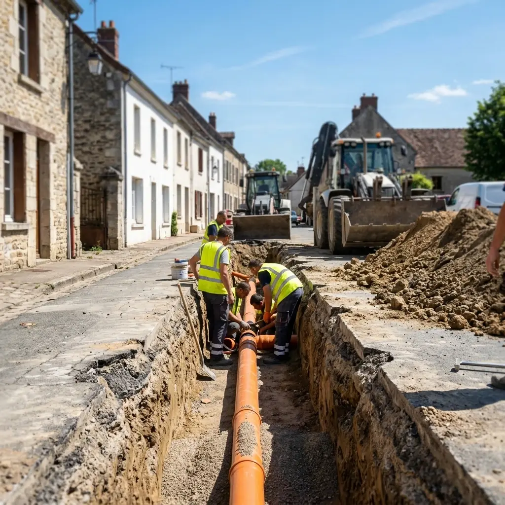 Raccordement au tout à l'égout Rochefort-en-Yvelines (78730)