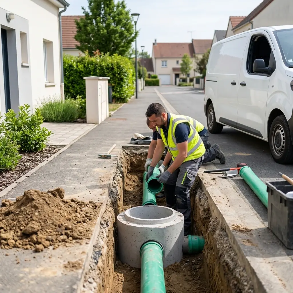 Raccordement au tout à l'égout Vaux-sur-Seine (78740)