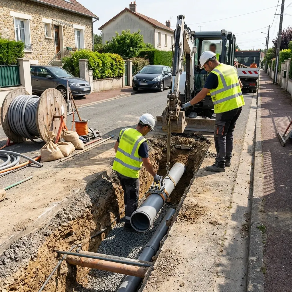 Expertise en raccordement à Autouillet