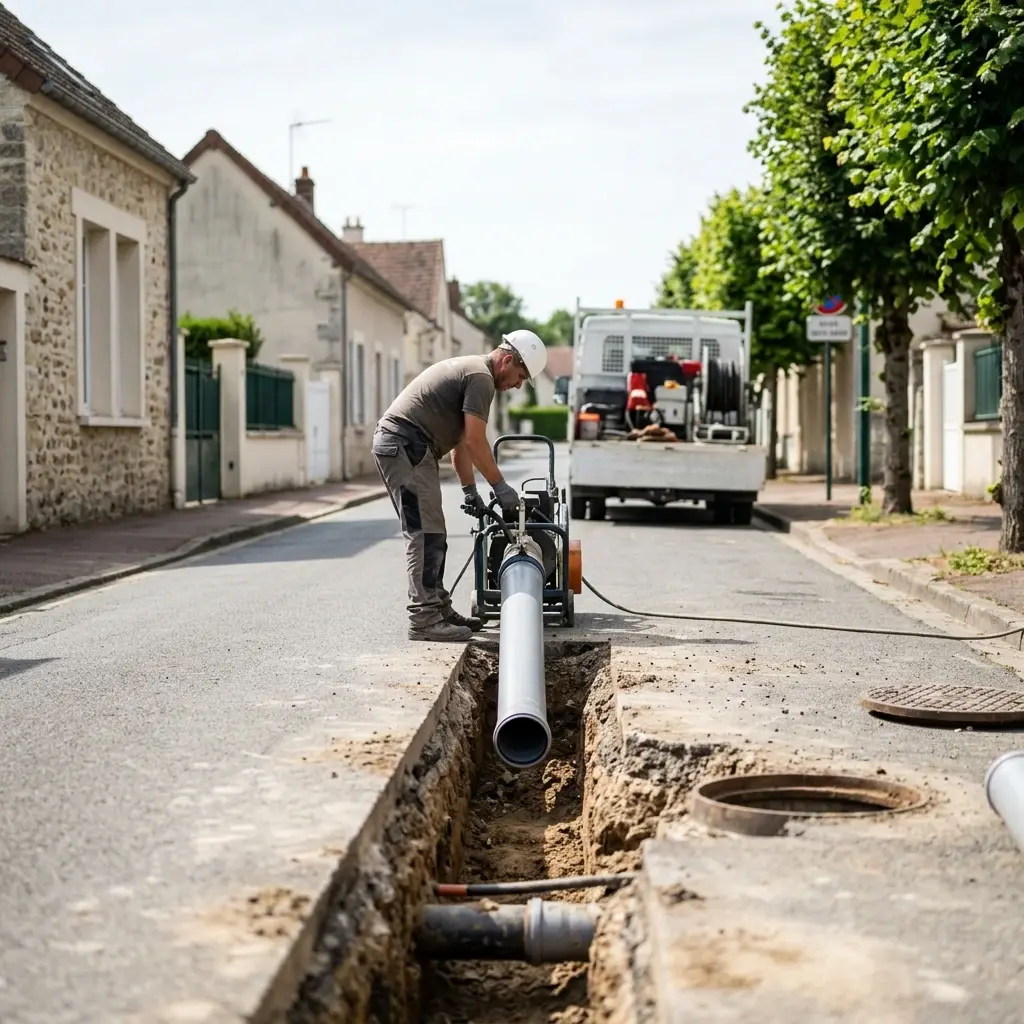 Raccordement au tout à l'égout Autouillet (78770)