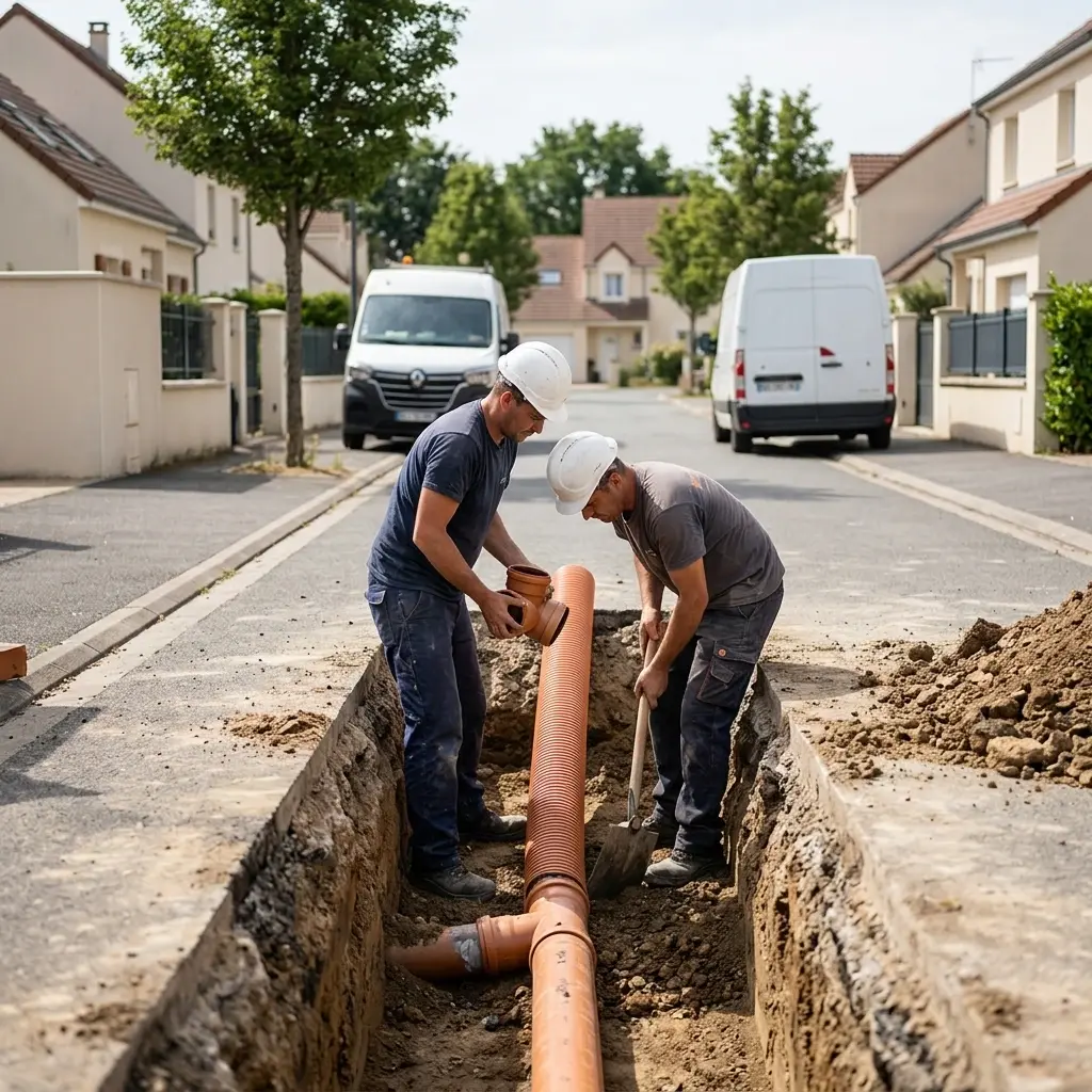 Raccordement au tout à l'égout Flins-Neuve-Église (78790)