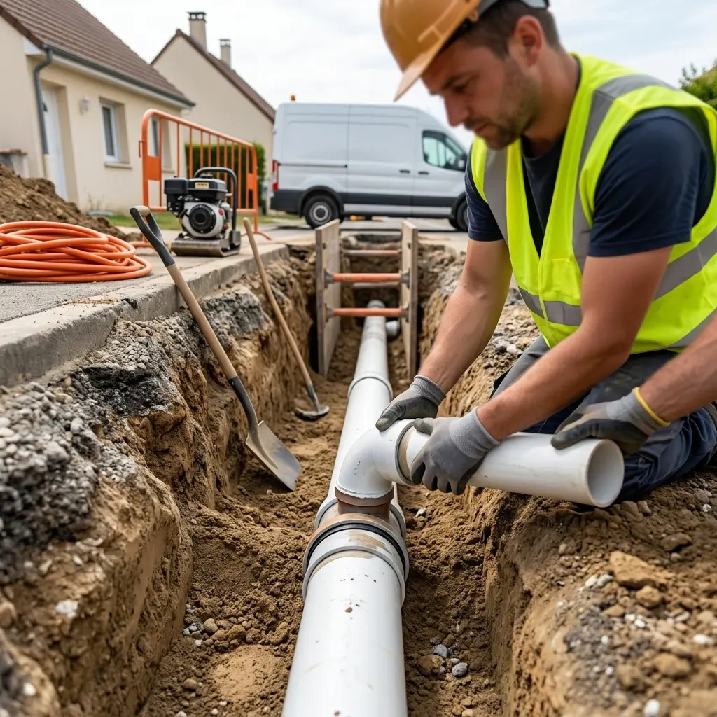 Raccordement au tout à l'égout Hargeville (78790)