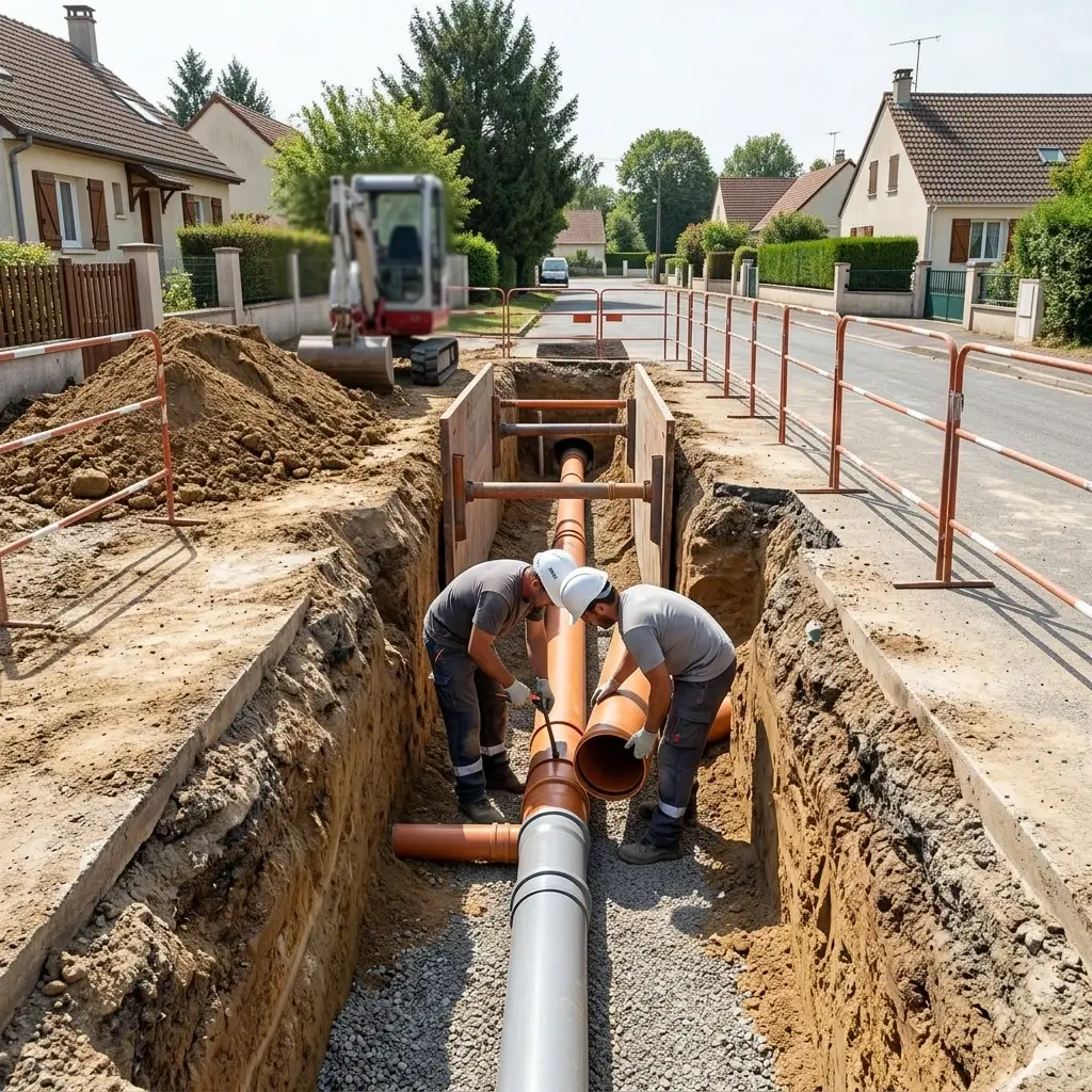 Raccordement au tout à l'égout Septeuil (78790)