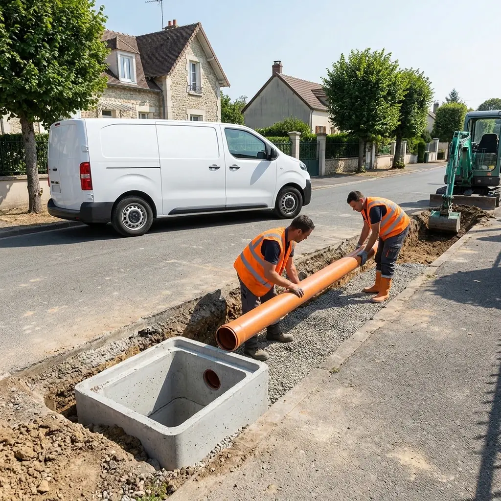 Raccordement au tout à l'égout Tilly (78790)