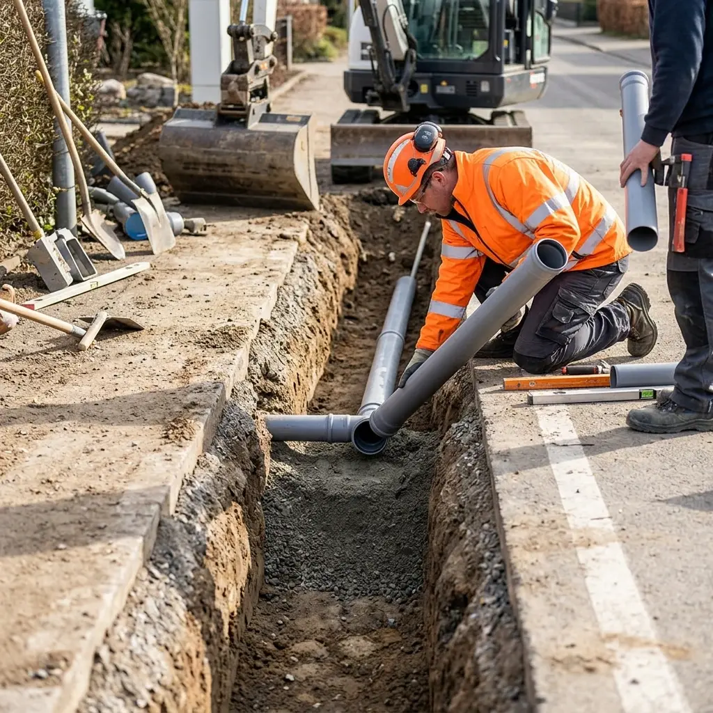 Raccordement au tout à l'égout Moisson (78840)