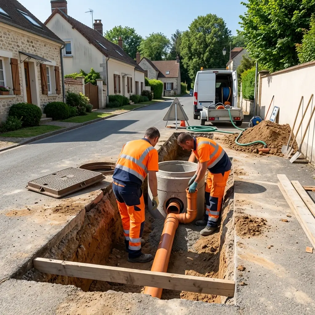 Raccordement au tout à l'égout Béhoust (78910)