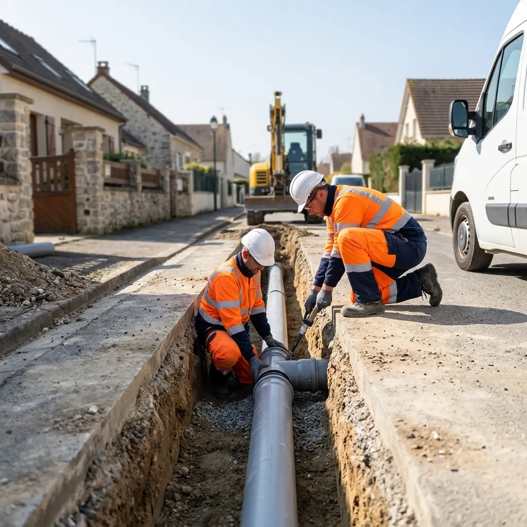 Raccordement au tout à l'égout Orgerus (78910)
