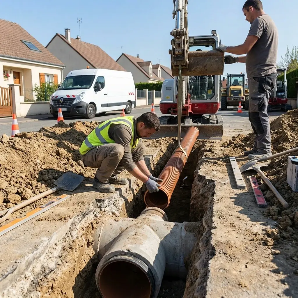 Raccordement au tout à l'égout Orvilliers (78910)