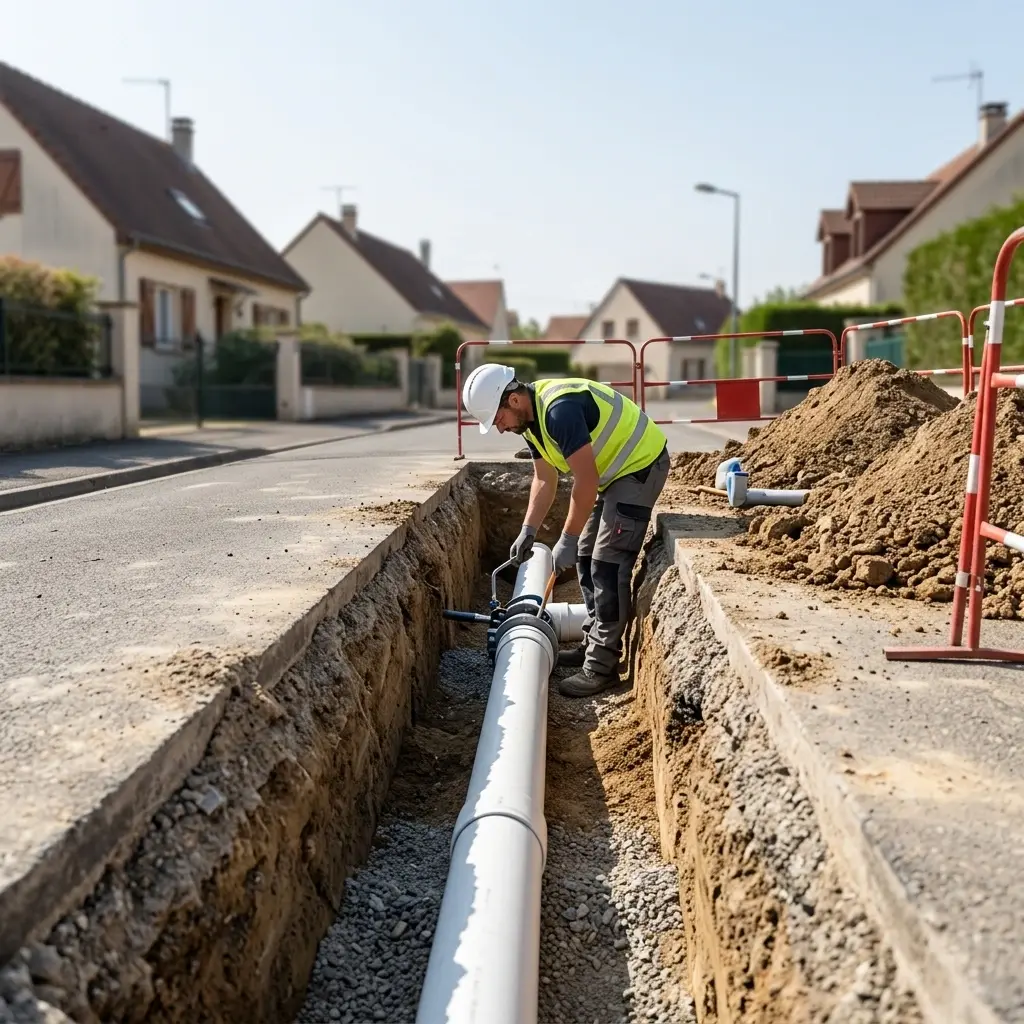 Raccordement au tout à l'égout Tacoignières (78910)