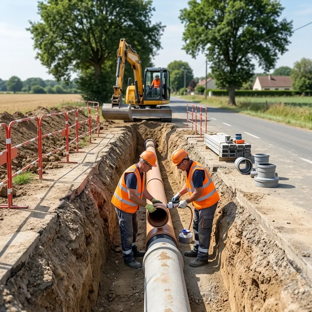 Comment se déroule le raccordement à Auffreville-Brasseuil ?