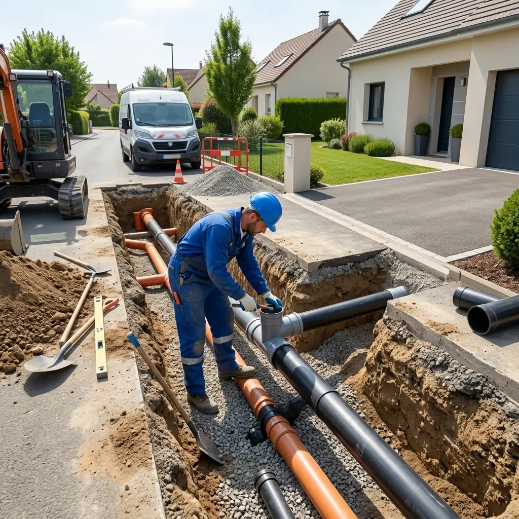 Comment se déroule le raccordement à Mézières-sur-Seine ?