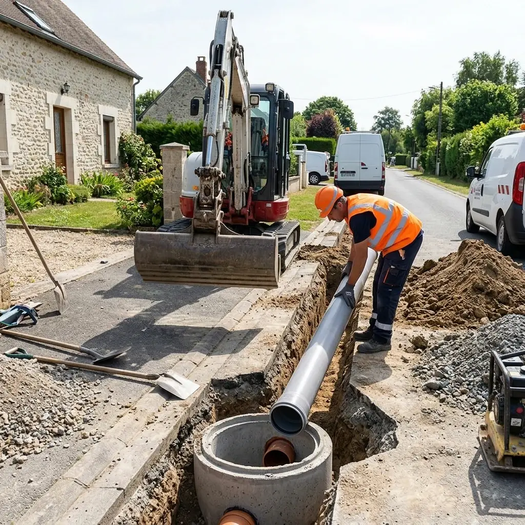 Raccordement au tout à l'égout Saint-Illiers-le-Bois (78980)