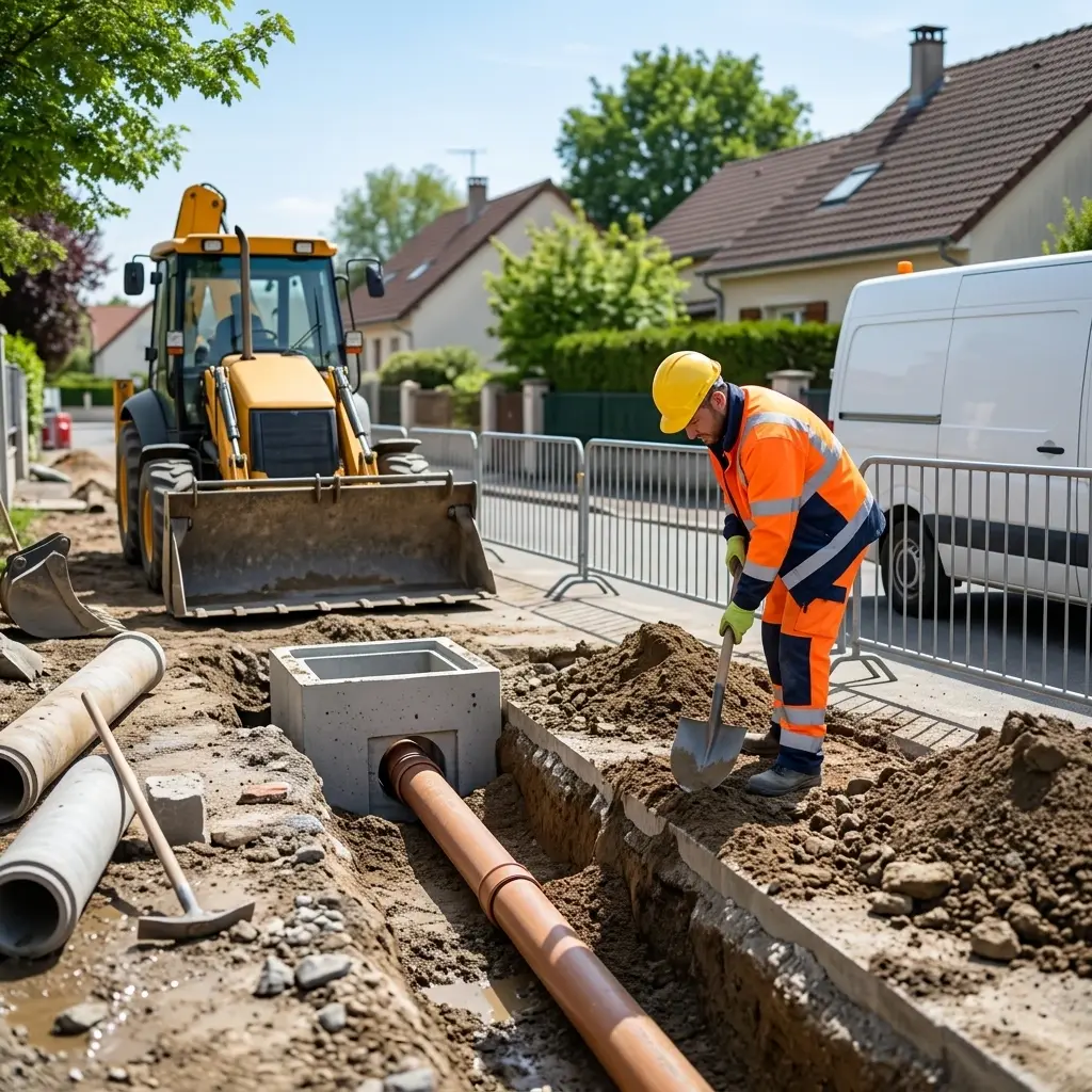 Raccordement au tout à l'égout Le Tertre-Saint-Denis (78980)