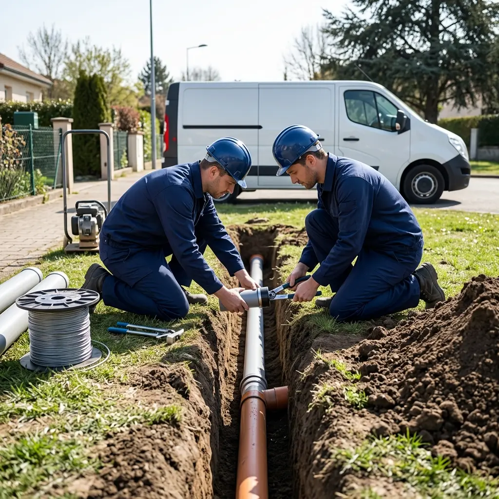 Raccordement au tout à l'égout Le Thillot (88160)