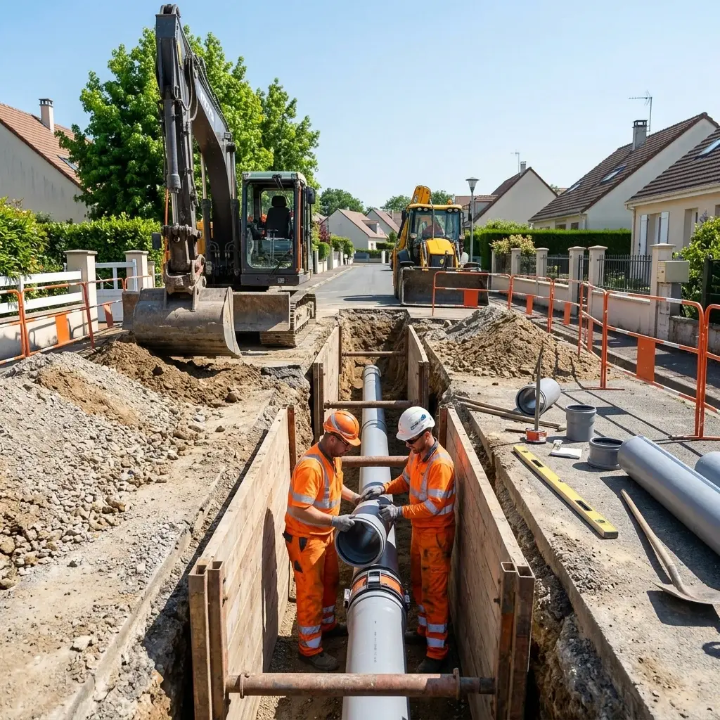 Raccordement au tout à l'égout Brétigny-sur-Orge (91220)