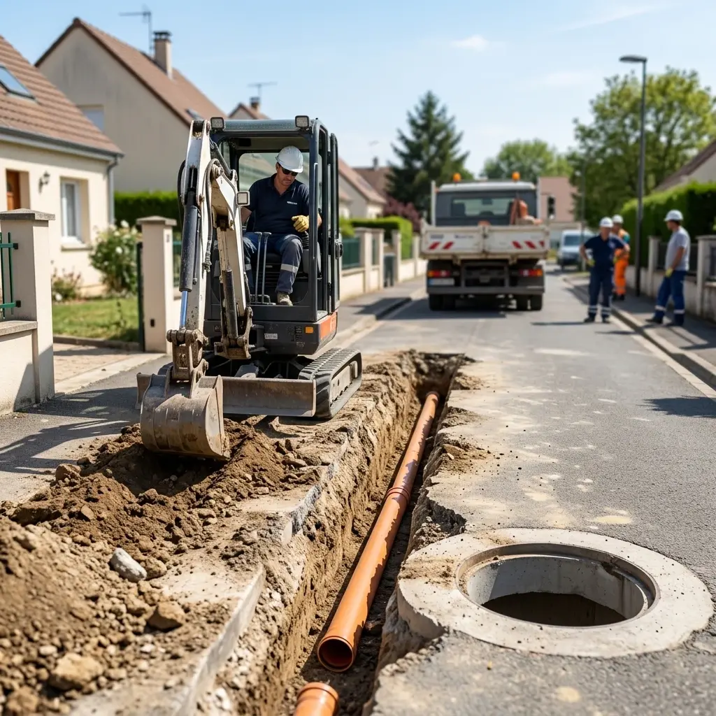 Comment se déroule le raccordement à Montgeron ?