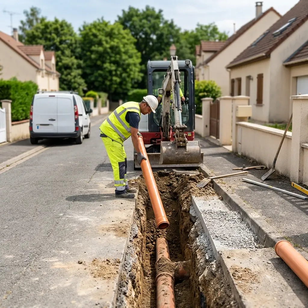 Raccordement au tout à l'égout Morsang-sur-Seine (91250)