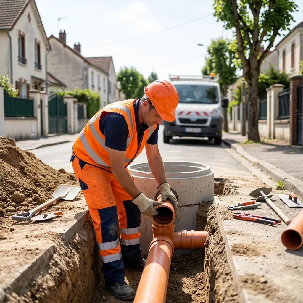 Raccordement au tout à l'égout Vigneux-sur-Seine (91270)