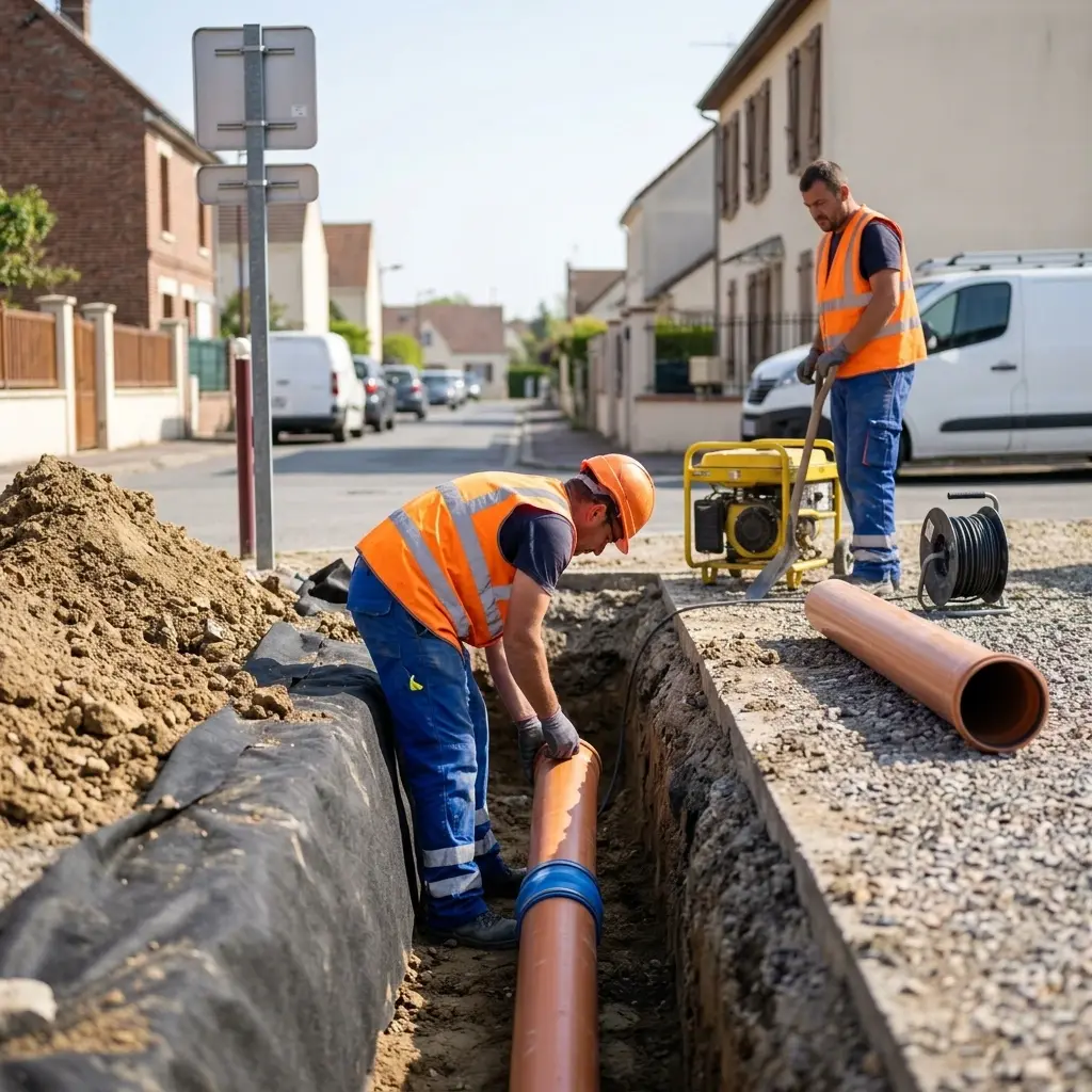 Comment se déroule le raccordement à Linas ?