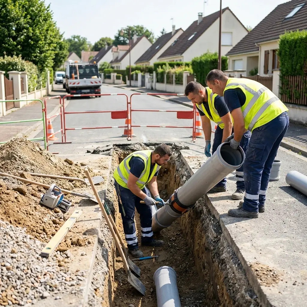 Raccordement au tout à l'égout Villemoisson-sur-Orge (91360)