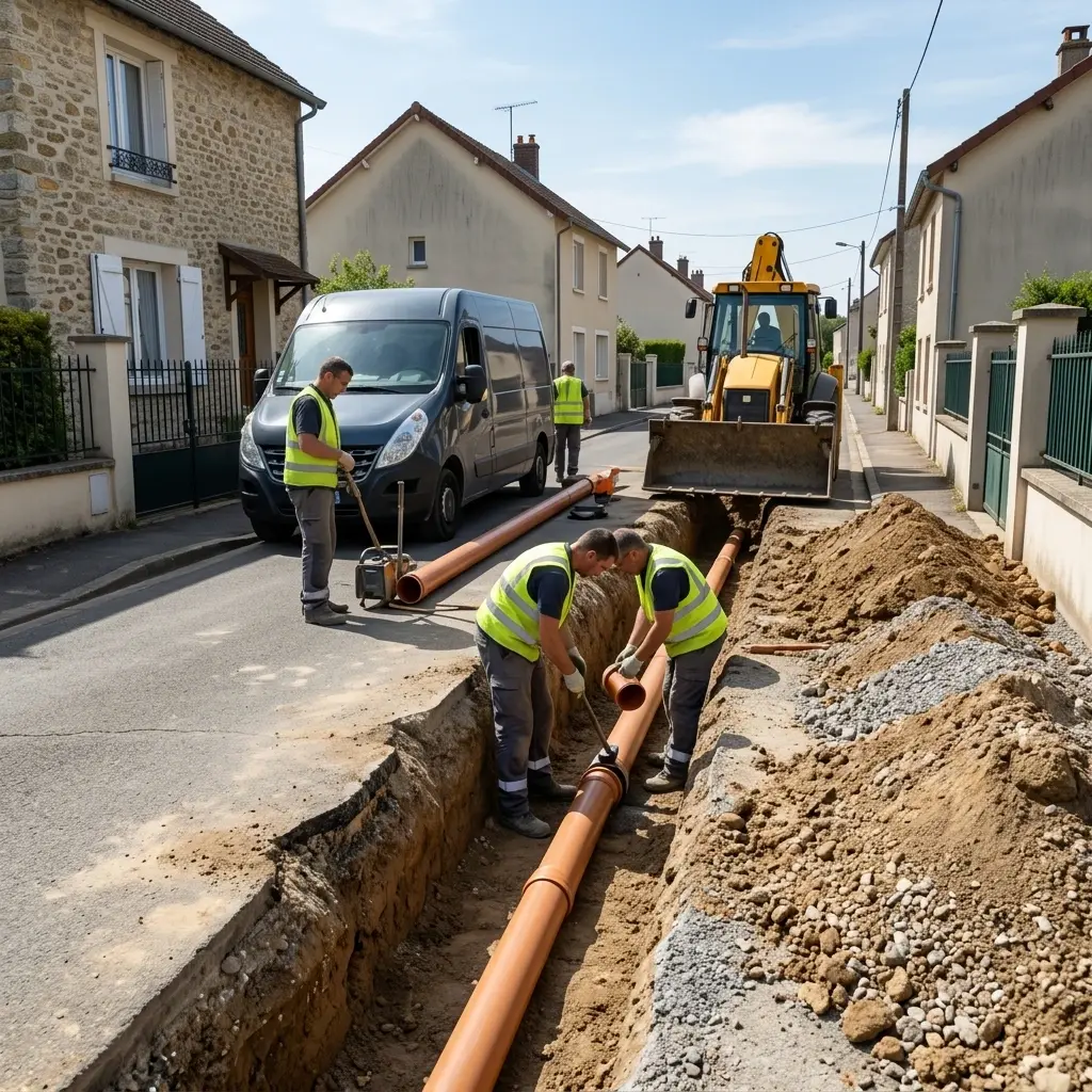 Raccordement au tout à l'égout Chatignonville (91410)