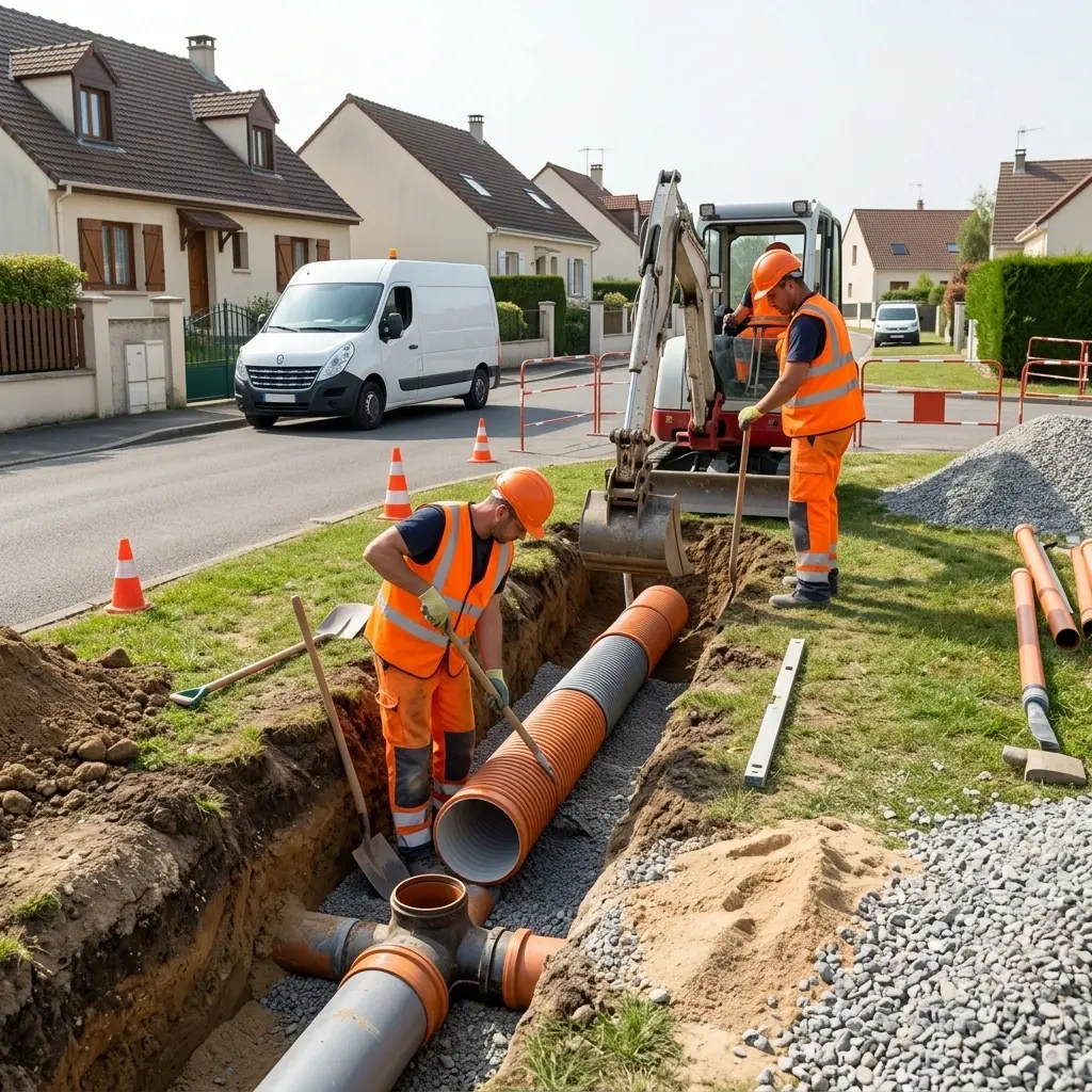 Raccordement au tout à l'égout Igny (91430)