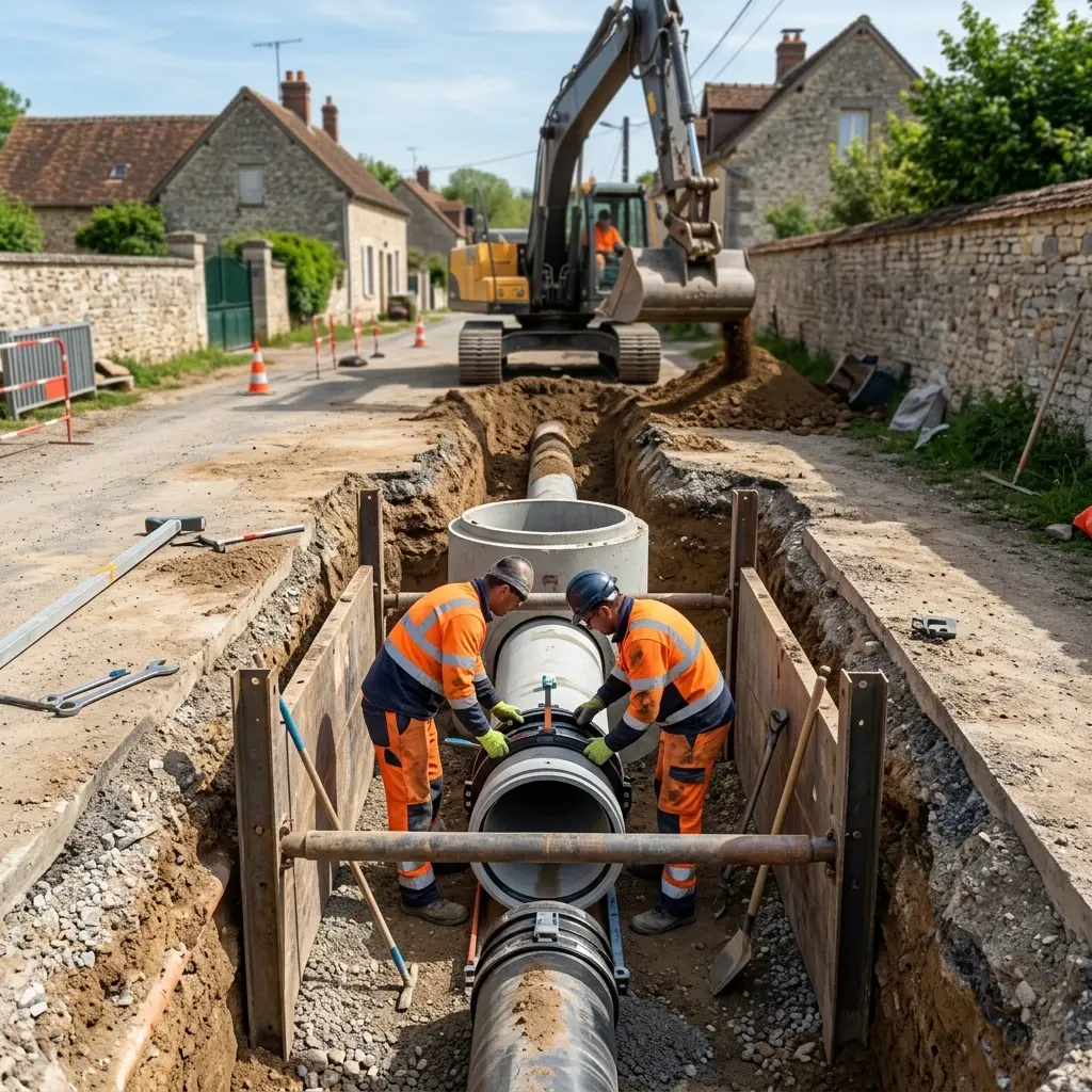 Notre méthode de raccordement au tout à l’égout