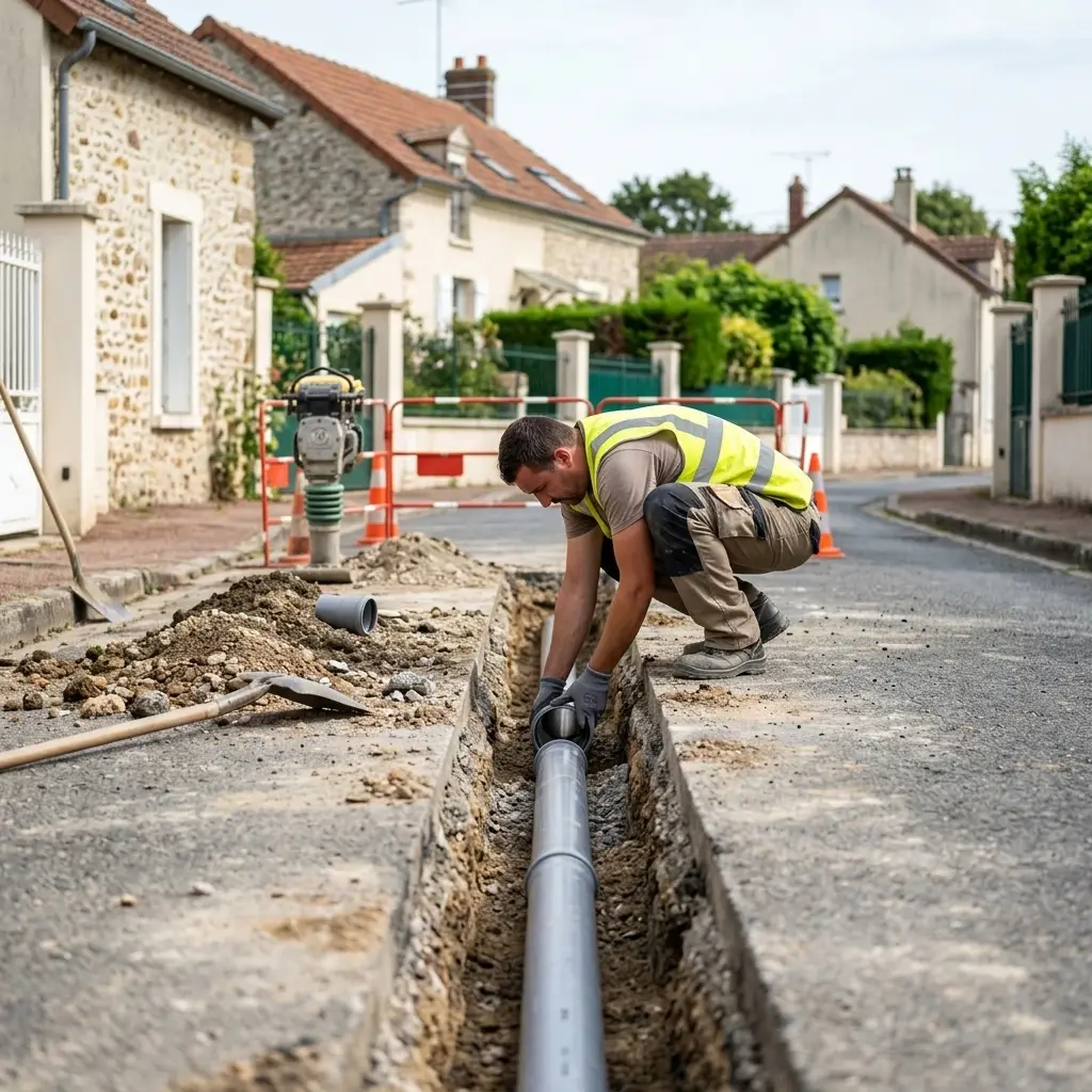 Raccordement au tout à l'égout Saint-Chéron (91530)