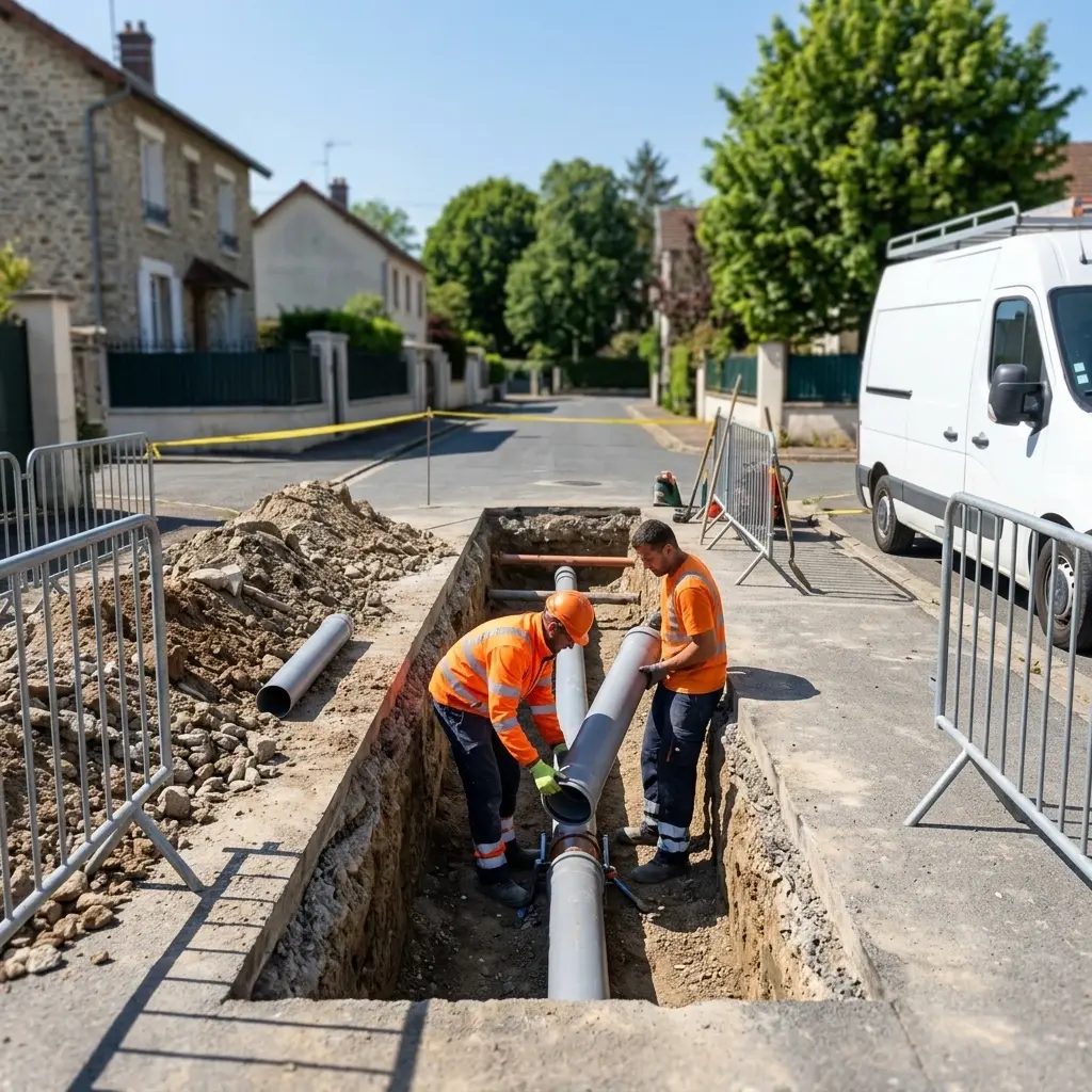 Comment se déroule le raccordement à Crosne ?