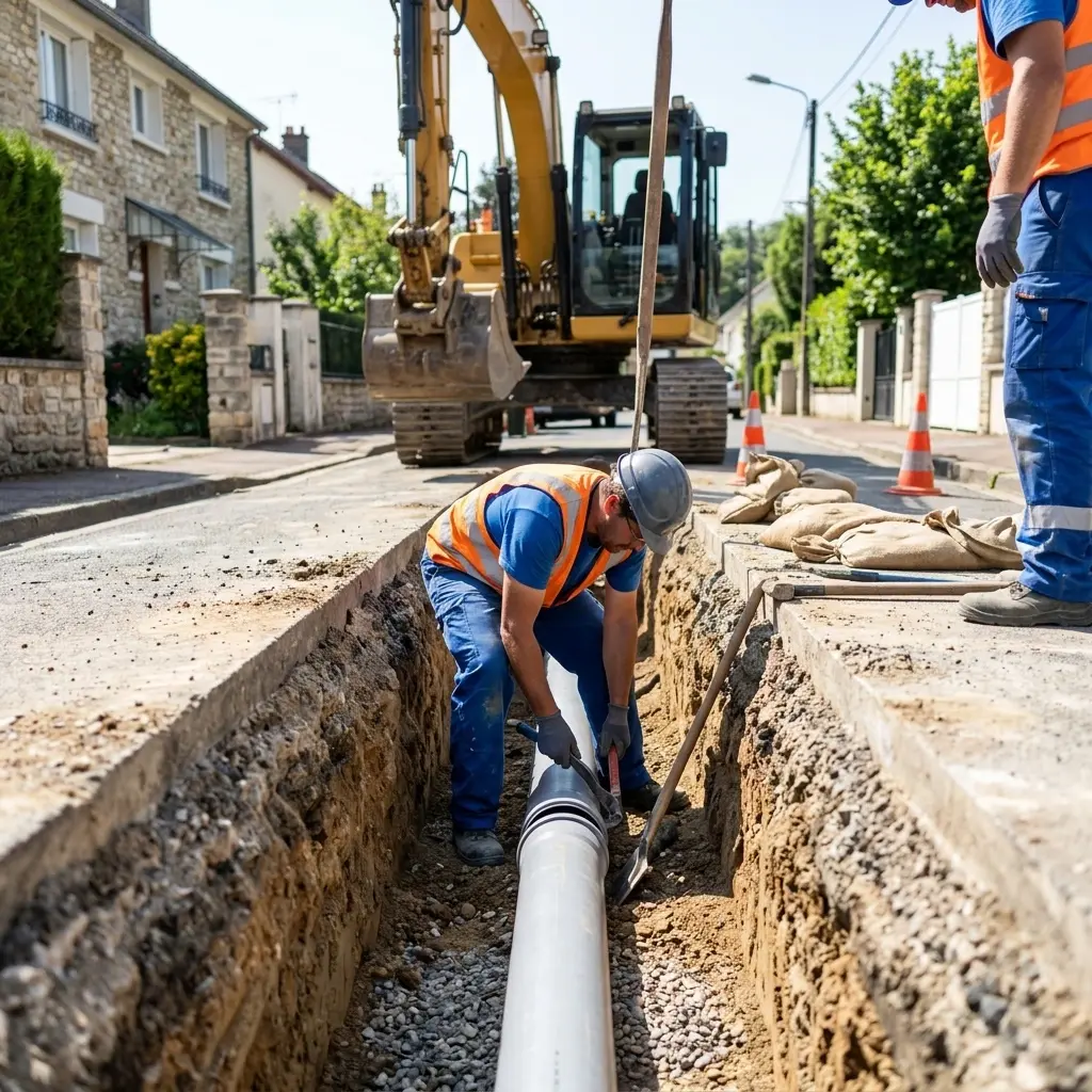 Raccordement au tout à l'égout Bièvres (91570)