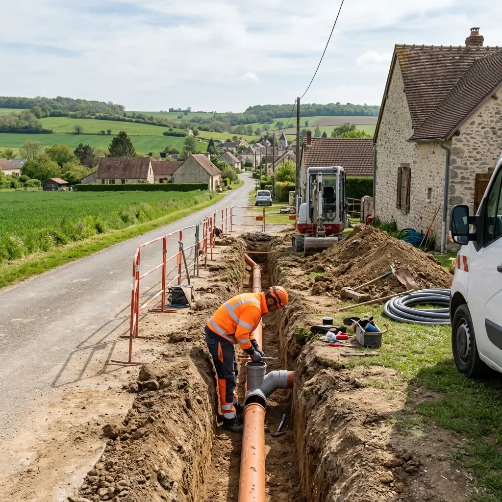 Comment se déroule le raccordement à D'Huison-Longueville ?