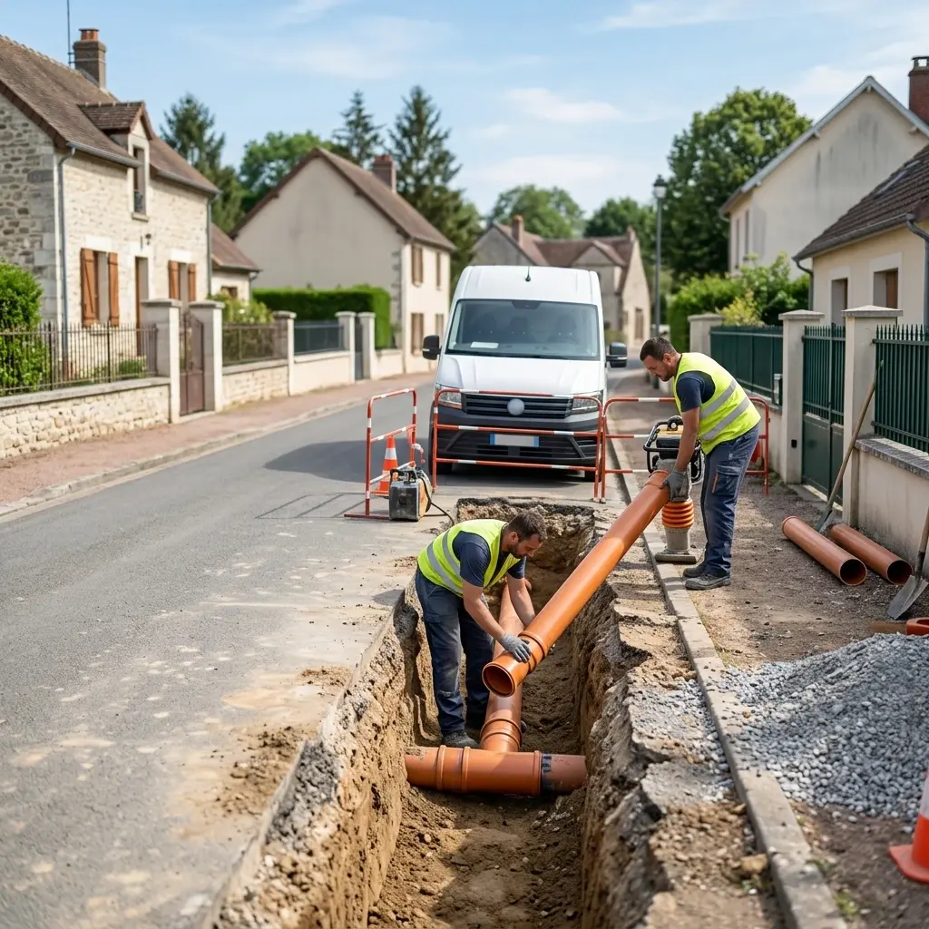 Comment se déroule le raccordement à La Ferté-Alais ?