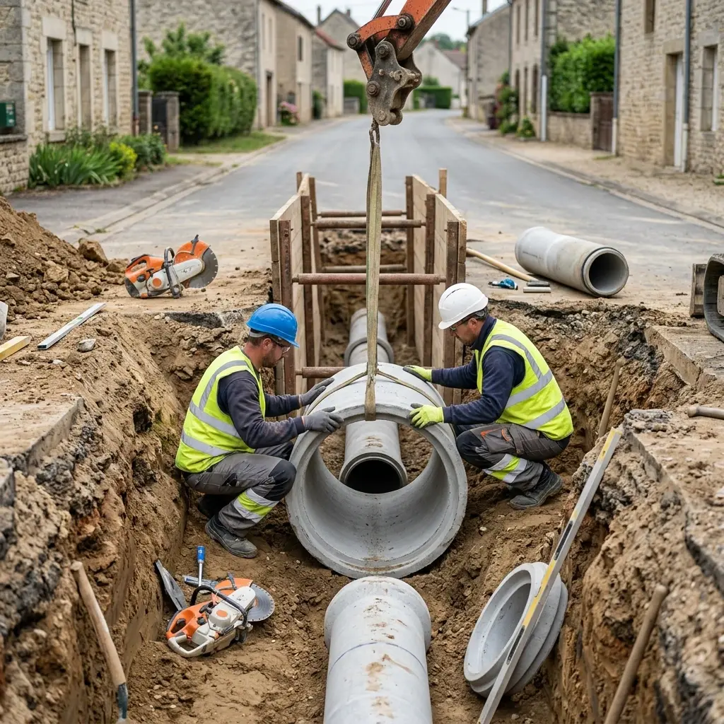 Prévenir les problèmes de drainage à Arrancourt