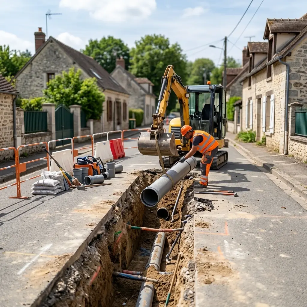 Comment se déroule le raccordement à Saint-Cyr-la-Rivière ?