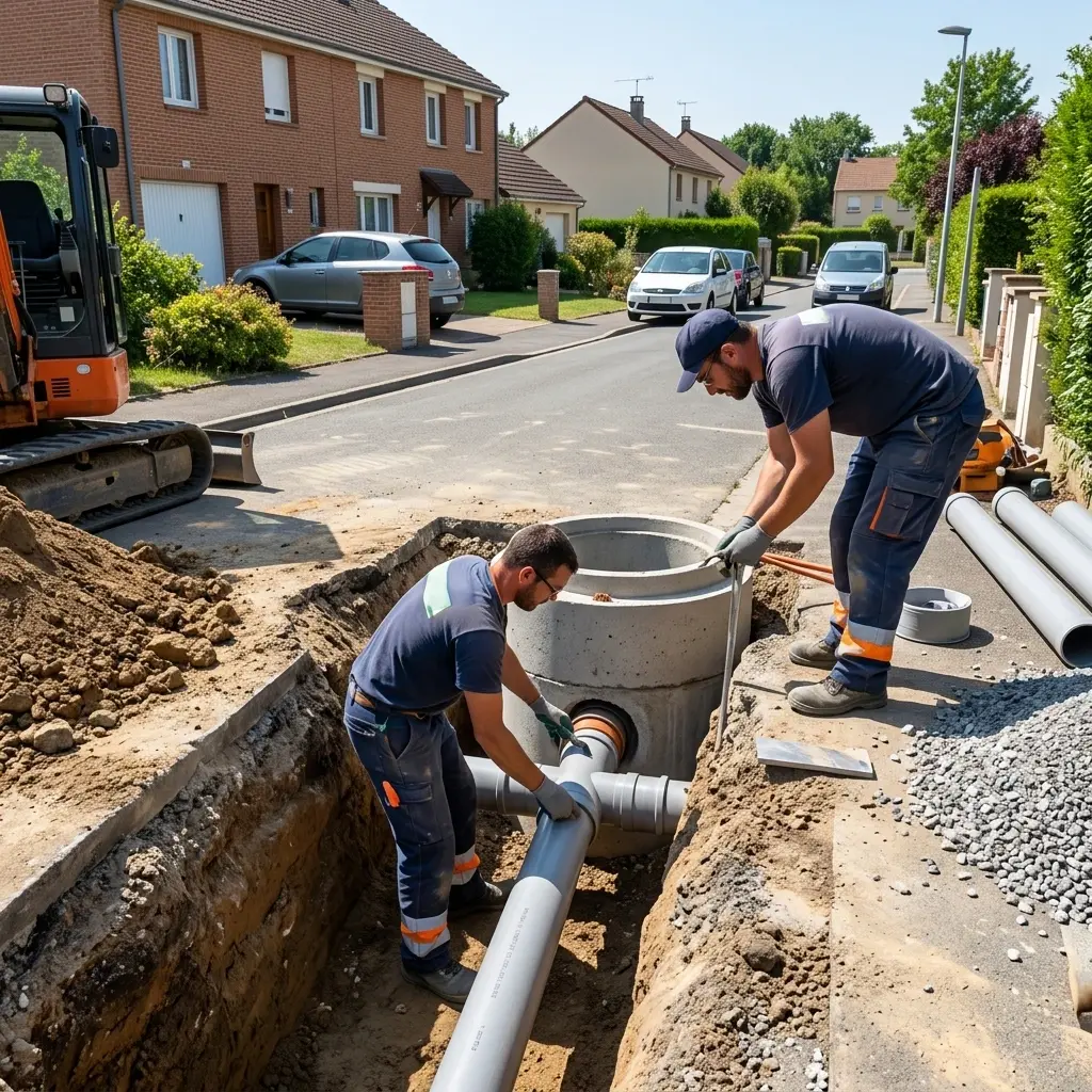 Comment se déroule le branchement à Fleury-Mérogis ?