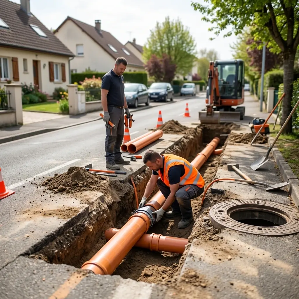 Raccordement au tout à l'égout Villiers-sur-Orge (91700)